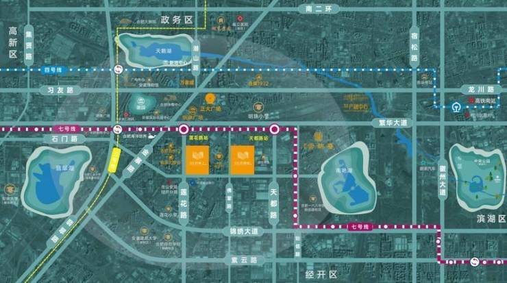 pg电子免费模拟器经开区皖投云启锦上花园项目户型图-优惠(图5)